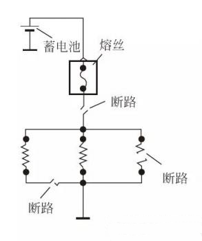 并联断路故障